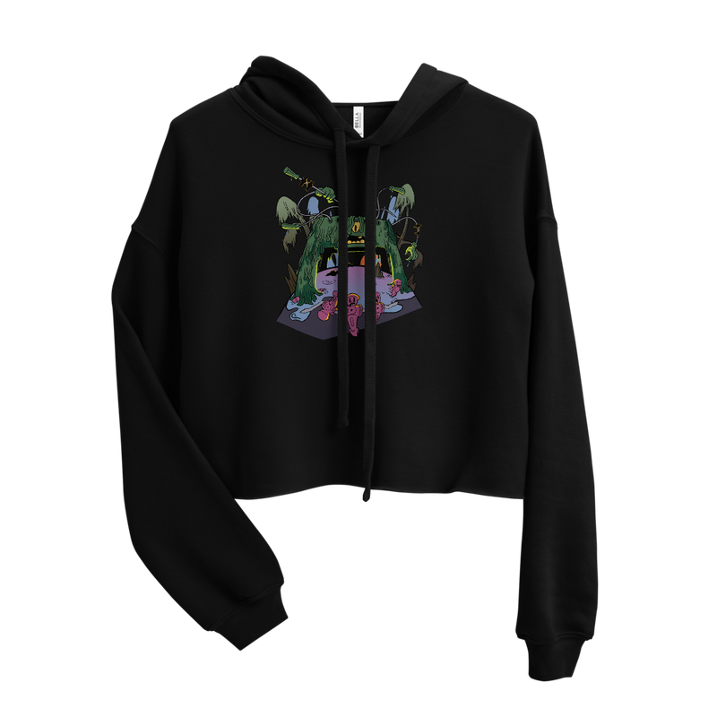 Nait Risk Swamp Ass Crop Hoodie