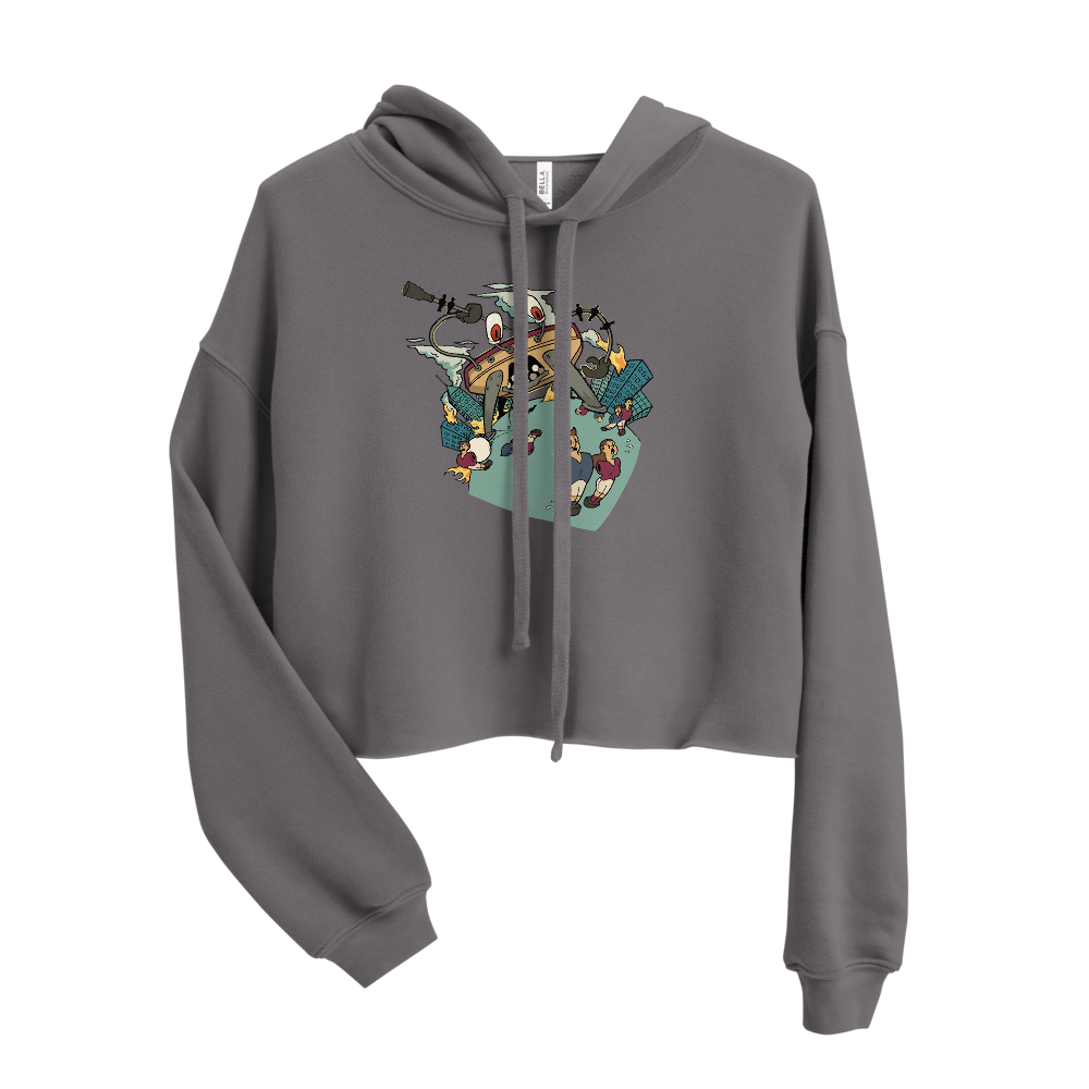 Crabby Attitude Crop Hoodie