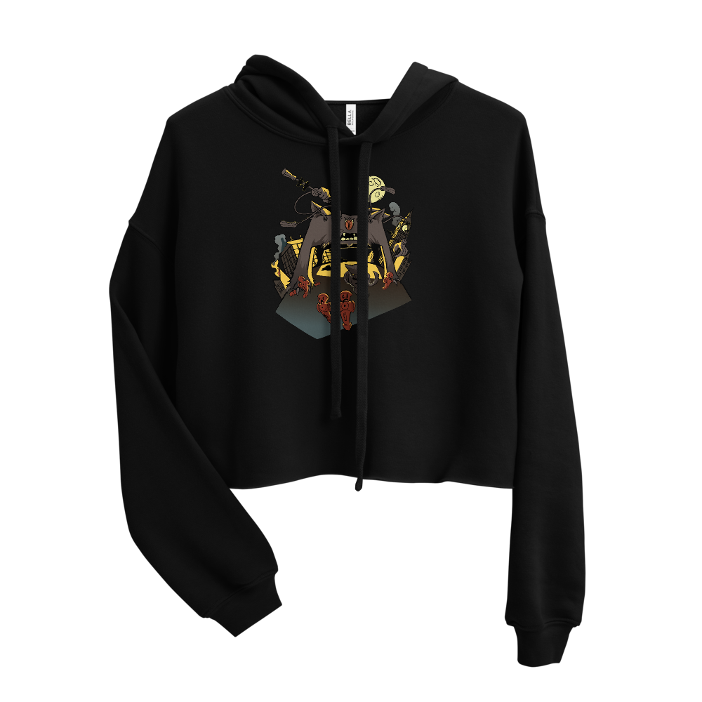 Full Moon Crop Hoodie