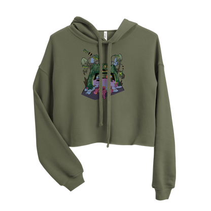 Swamp Ass Crop Hoodie