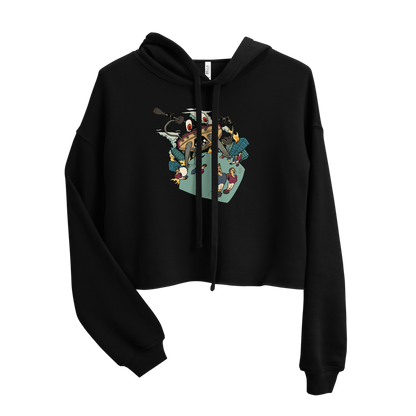 Crabby Attitude Crop Hoodie