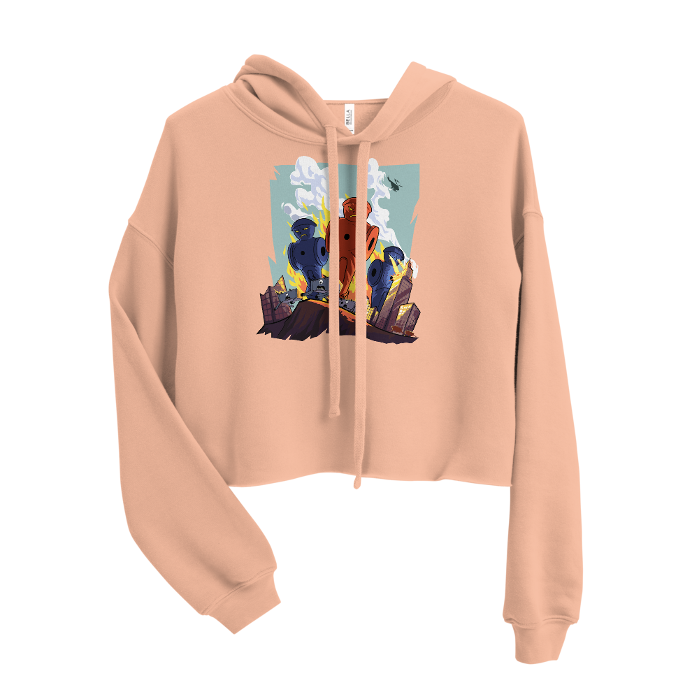 The Tables Have Turned Crop Hoodie
