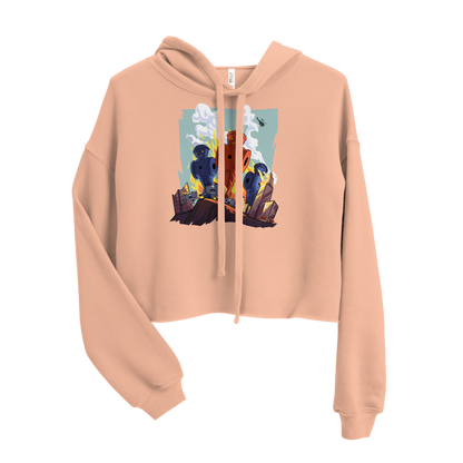The Tables Have Turned Crop Hoodie