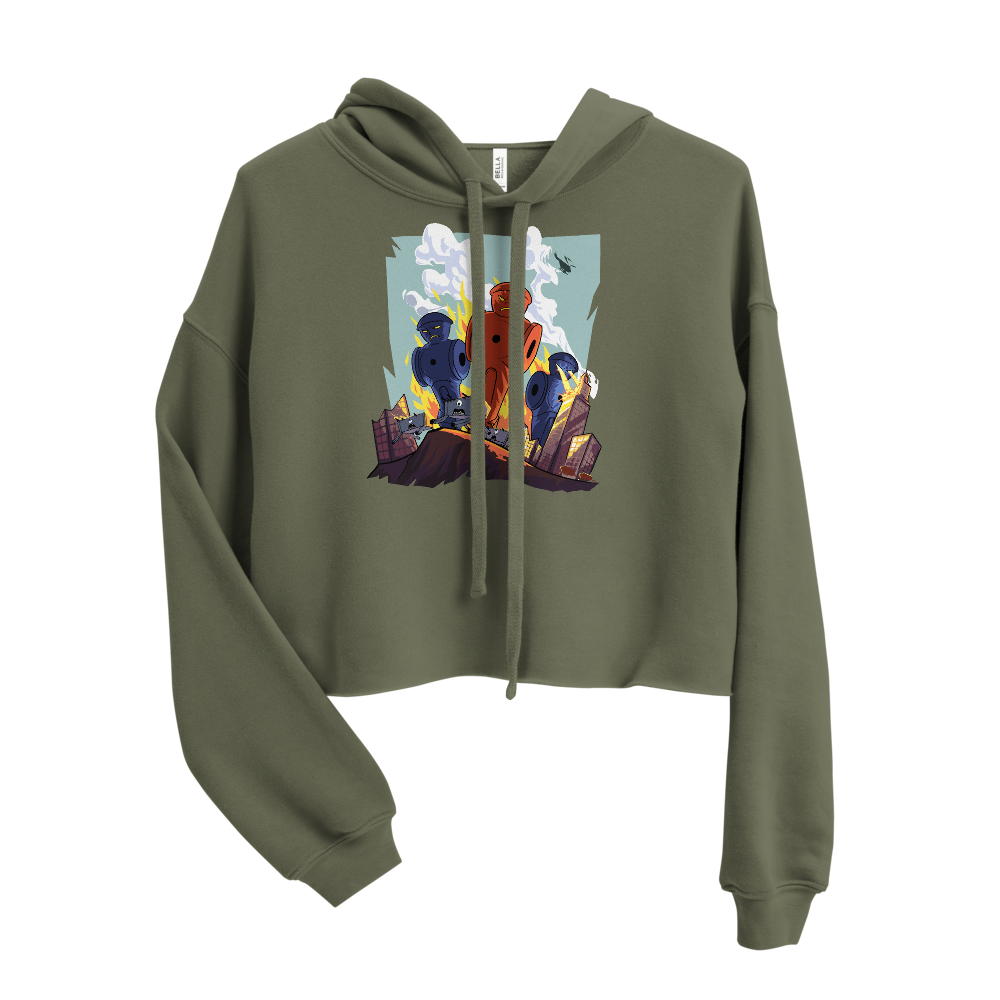 The Tables Have Turned Crop Hoodie