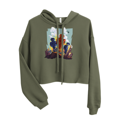 The Tables Have Turned Crop Hoodie