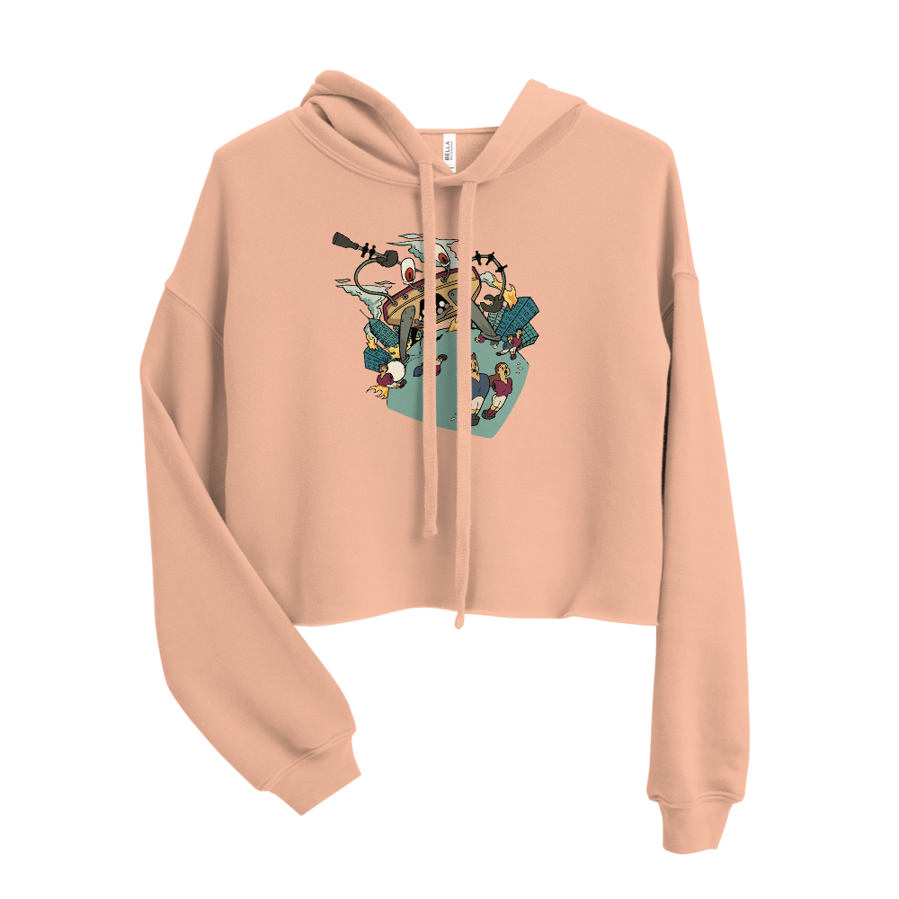 Crabby Attitude Crop Hoodie