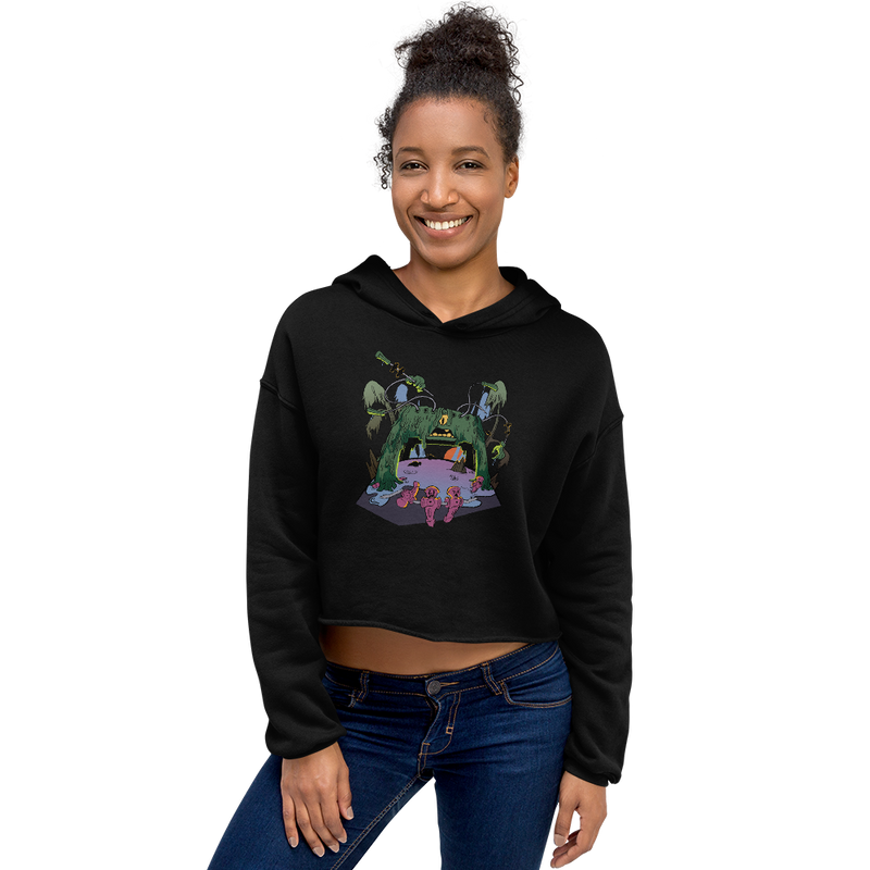 Nait Risk Swamp Ass Crop Hoodie