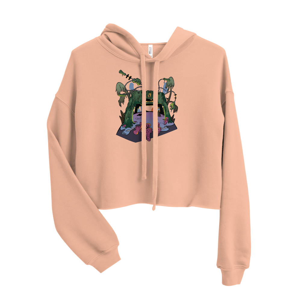 Swamp Ass Crop Hoodie